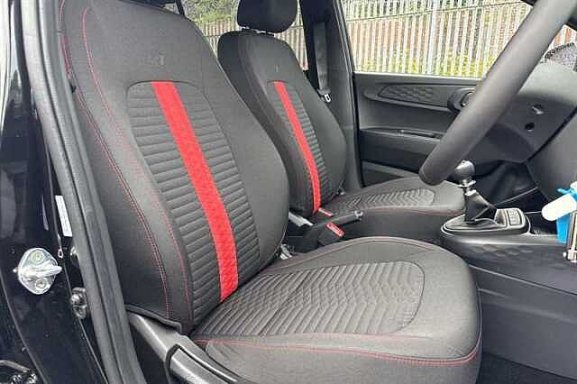 Hyundai I10 1.0 T-GDi N Line Hatchback 5dr Petrol Manual Euro 6 (s/s) (90 ps) Black