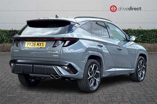 Hyundai TUCSON 1.6T Hybrid N Line Edition SUV 5dr Petrol Hybrid Auto Euro 6 (s/s) (239 ps) Grey