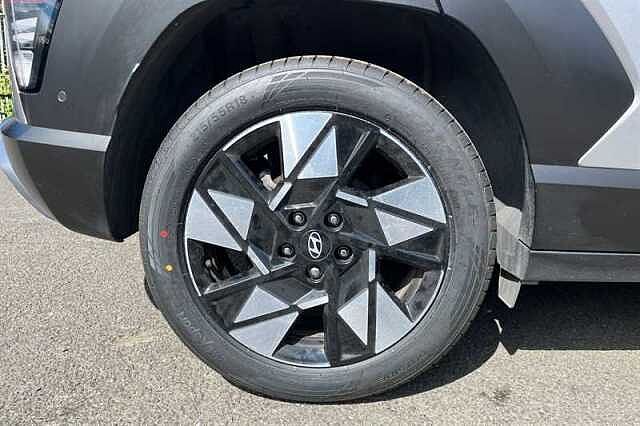 Hyundai KONA 1.0 T-GDi Ultimate SUV 5dr Petrol DCT Euro 6 (s/s) (120 ps) Silver