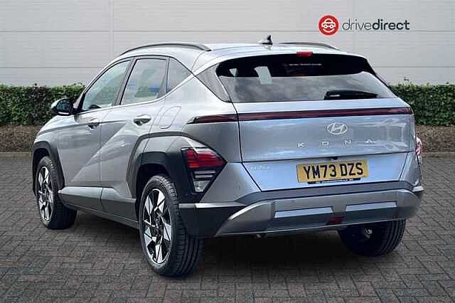 Hyundai KONA 1.0 T-GDi Ultimate SUV 5dr Petrol DCT Euro 6 (s/s) (120 ps) Silver