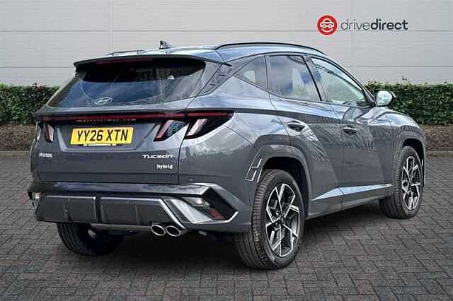 Hyundai TUCSON 1.6T Hybrid N Line Edition SUV 5dr Petrol Hybrid Auto Euro 6 (s/s) (239 ps) Grey