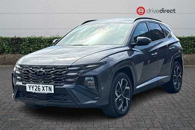 Hyundai TUCSON 1.6T Hybrid N Line Edition SUV 5dr Petrol Hybrid Auto Euro 6 (s/s) (239 ps) Grey