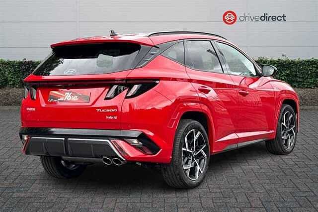 Hyundai TUCSON 1.6T Hybrid N Line Edition SUV 5dr Petrol Hybrid Auto Euro 6 (s/s) (239 ps)