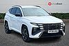 Hyundai TUCSON 1.6T N Line SUV 5dr Petrol Hybrid Auto Euro 6 (s/s) (239 ps) White