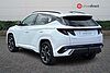 Hyundai TUCSON 1.6 T-GDi N Line SUV 5dr Petrol Hybrid Auto Euro 6 (s/s) (215 ps) White