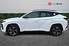 Hyundai TUCSON 1.6 T-GDi N Line SUV 5dr Petrol Hybrid Auto Euro 6 (s/s) (215 ps) White