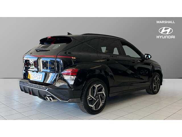 Hyundai KONA 1.6 Hybrid 129 N Line 5dr DCT Black