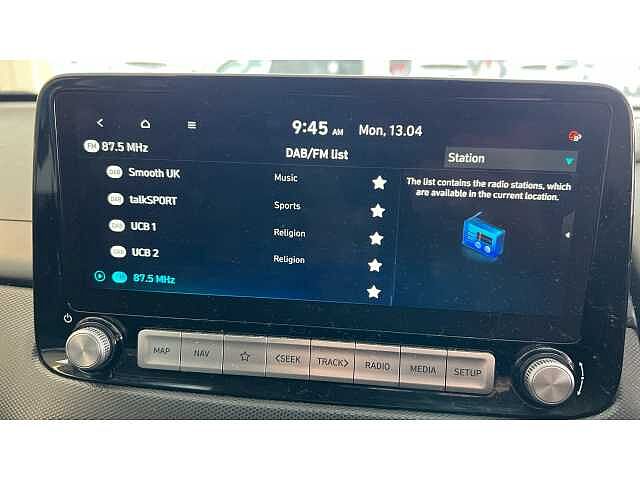 Hyundai KONA 100kW Premium 39kWh 5dr Auto Blue