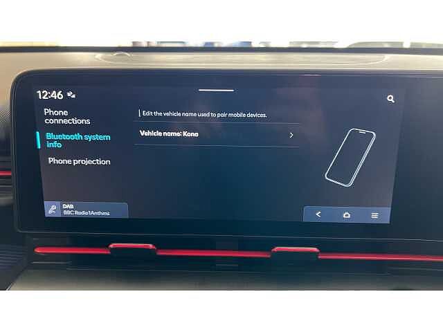 Hyundai KONA 1.6 Hybrid 129 N Line 5dr DCT Black