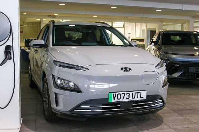 Hyundai KONA Electric SUV E (204ps) Premium 64kWh 7kW OBC Grey
