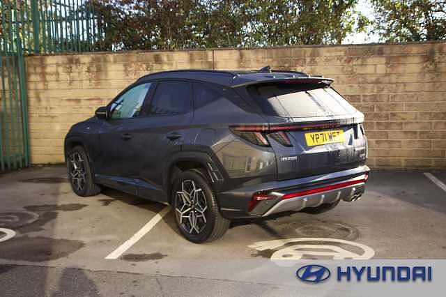 Hyundai TUCSON 1.6 TGDi Hybrid 230 N Line S 5dr 2WD Auto Dark Knight Grey