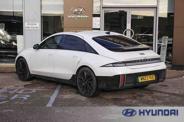 Hyundai IONIQ 6 239kW First Edition 77kWh 4dr AWD Auto Serenity White