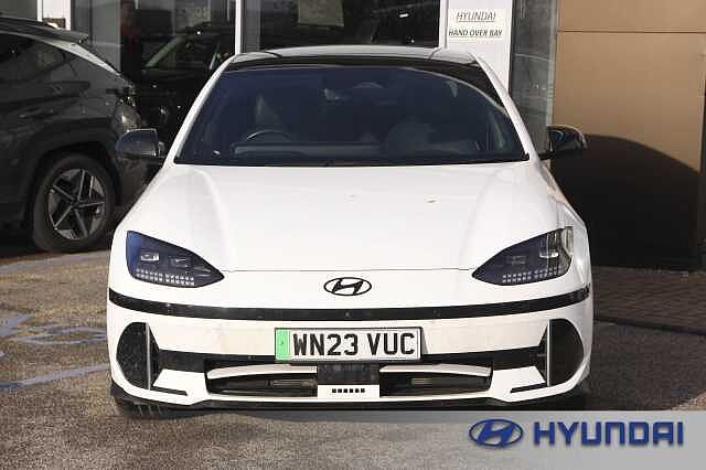 Hyundai IONIQ 6 239kW First Edition 77kWh 4dr AWD Auto Serenity White
