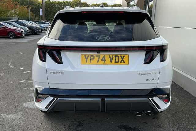 Hyundai TUCSON 1.6T Plug-in Hybrid N Line 5dr 4WD Auto Atlas White