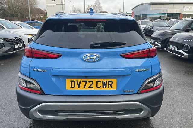 Hyundai KONA Premium Hybrid 1.6 GDi HEV (141ps) Surfy Blue