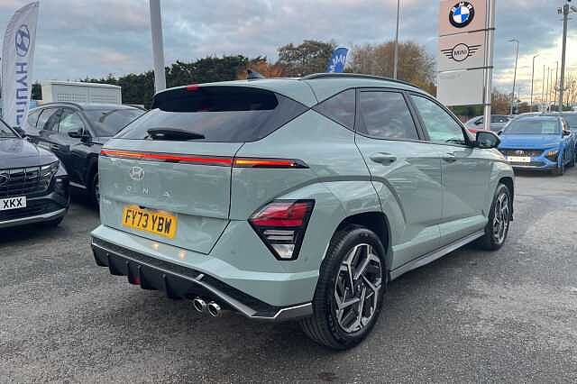 Hyundai KONA N Line S 1.0 T-GDi (120ps) Mirage Green
