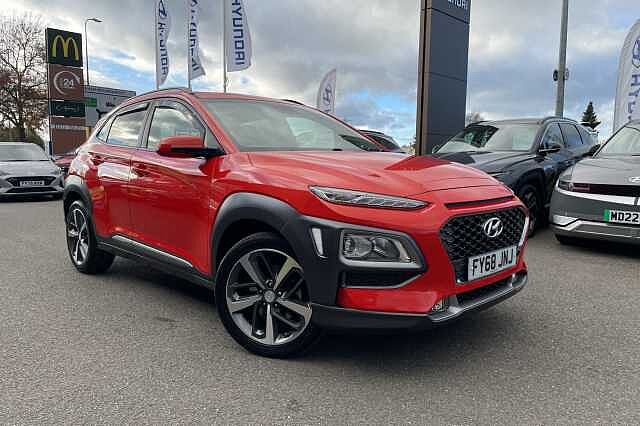 Hyundai KONA Premium 1.0 T-GDi (120ps) Tangerine Comet