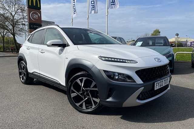 Hyundai KONA Premium 1.0 T-GDi MHEV (120ps) Atlas White