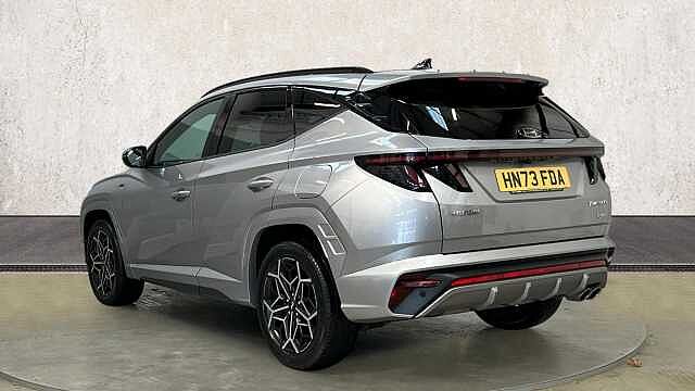 Hyundai TUCSON 1.6 h T-GDi N Line S SUV 5dr Petrol Hybrid Auto Euro 6 (s/s) (230 ps) Silver