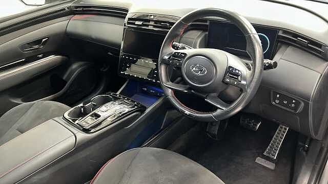 Hyundai TUCSON 1.6 h T-GDi N Line S SUV 5dr Petrol Hybrid Auto Euro 6 (s/s) (230 ps) Silver