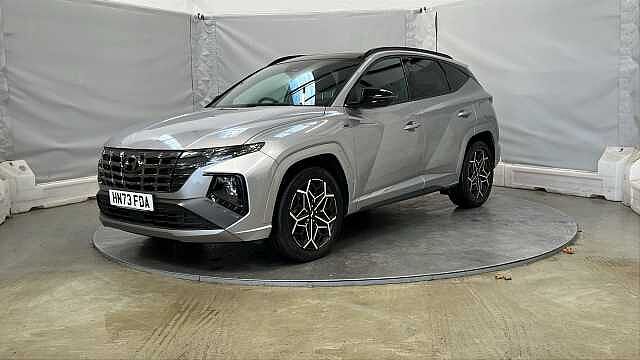 Hyundai TUCSON 1.6 h T-GDi N Line S SUV 5dr Petrol Hybrid Auto Euro 6 (s/s) (230 ps) Silver