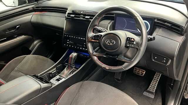 Hyundai TUCSON 1.6 T-GDi MHEV N Line SUV 5dr Petrol Hybrid DCT Euro 6 (s/s) (150 ps) Phantom Black