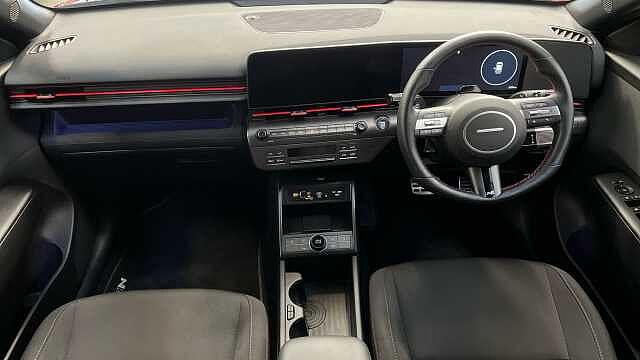 Hyundai KONA 1.6 h-GDi N Line SUV 5dr Petrol Hybrid DCT Euro 6 (s/s) (141 ps) Red