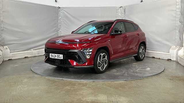Hyundai KONA 1.6 h-GDi N Line SUV 5dr Petrol Hybrid DCT Euro 6 (s/s) (141 ps) Red