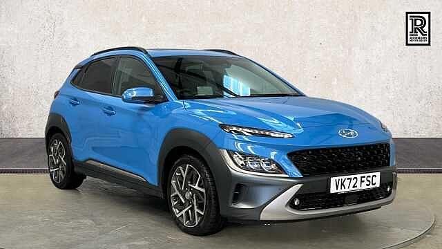 Hyundai KONA 1.6 h-GDi Ultimate SUV 5dr Petrol Hybrid DCT Euro 6 (s/s) (141 ps) Blue