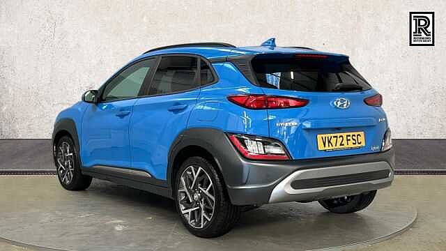 Hyundai KONA 1.6 h-GDi Ultimate SUV 5dr Petrol Hybrid DCT Euro 6 (s/s) (141 ps) Blue