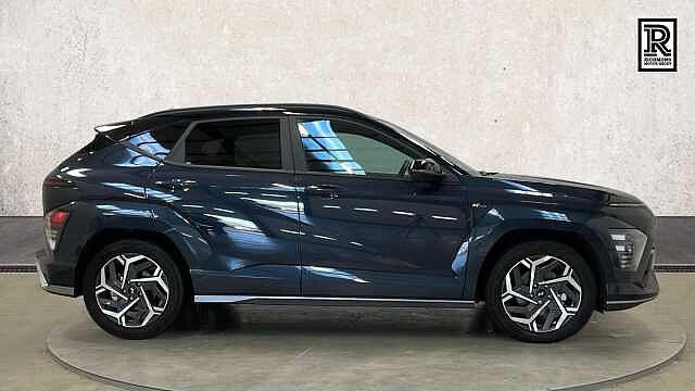 Hyundai KONA 1.6 h-GDi N Line S SUV 5dr Petrol Hybrid DCT Euro 6 (s/s) (129 ps) Denim Blue (2TR)