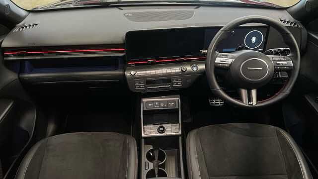 Hyundai KONA 1.6 h-GDi N Line S SUV 5dr Petrol Hybrid DCT Euro 6 (s/s) (129 ps) Denim Blue (2TR)