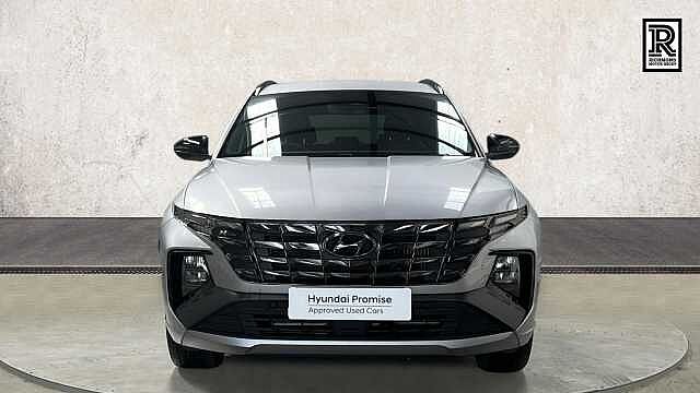 Hyundai TUCSON 1.6 h T-GDi N Line SUV 5dr Petrol Hybrid Auto Euro 6 (s/s) (230 ps) Silver