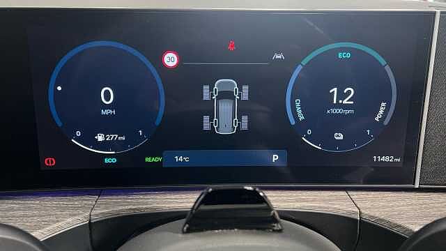 Hyundai SANTA FE 1.6 h T-GDi Ultimate SUV 5dr Petrol Hybrid Auto 4WD Euro 6 (s/s) (7Seat) (215 ps Terracotta Oran