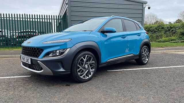 Hyundai KONA 1.6 h-GDi Premium SUV 5dr Petrol Hybrid DCT Euro 6 (s/s) (141 ps) Blue