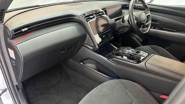 Hyundai TUCSON 1.6 h T-GDi N Line S SUV 5dr Petrol Hybrid Auto Euro 6 (s/s) (230 ps) Silver