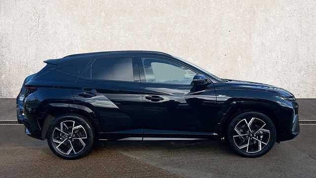 Hyundai TUCSON 1.6 T-GDi MHEV N Line S SUV 5dr Petrol Hybrid DCT Euro 6 (s/s) (160 ps) Black