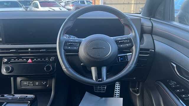 Hyundai TUCSON 1.6 T-GDi MHEV N Line S SUV 5dr Petrol Hybrid DCT Euro 6 (s/s) (160 ps) Black
