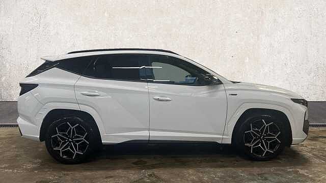 Hyundai TUCSON 1.6 T-GDi N Line SUV 5dr Petrol Manual Euro 6 (s/s) (150 ps) White