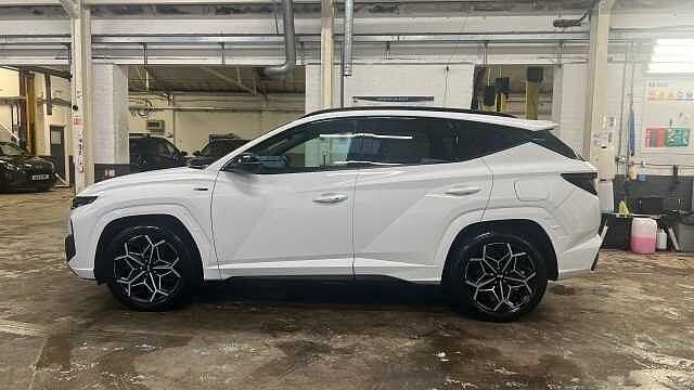 Hyundai TUCSON 1.6 T-GDi N Line SUV 5dr Petrol Manual Euro 6 (s/s) (150 ps) White