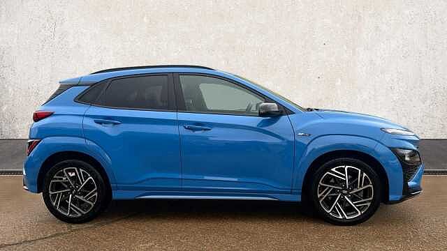 Hyundai KONA 1.0 T-GDi MHEV N Line SUV 5dr Petrol Hybrid Manual Euro 6 (s/s) (120 ps) Surfy Blue