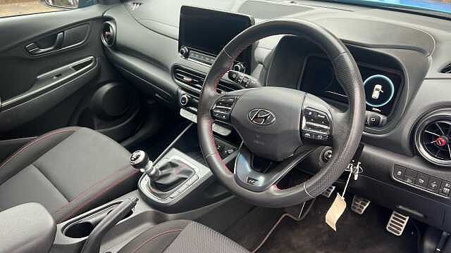 Hyundai KONA 1.0 T-GDi MHEV N Line SUV 5dr Petrol Hybrid Manual Euro 6 (s/s) (120 ps) Surfy Blue