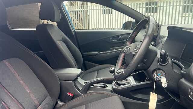 Hyundai KONA 1.0 T-GDi MHEV N Line SUV 5dr Petrol Hybrid Manual Euro 6 (s/s) (120 ps) Surfy Blue