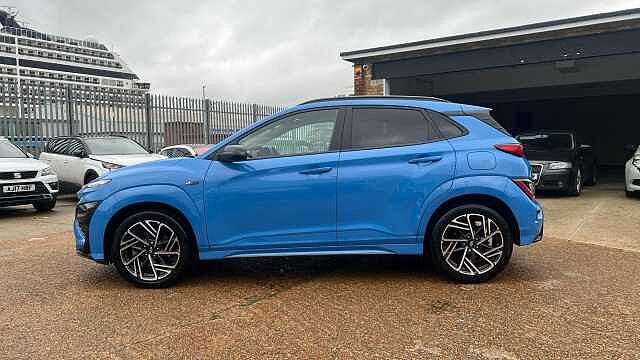 Hyundai KONA 1.0 T-GDi MHEV N Line SUV 5dr Petrol Hybrid Manual Euro 6 (s/s) (120 ps) Surfy Blue