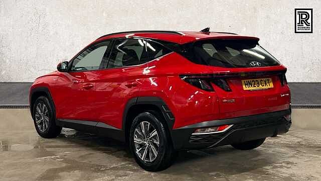 Hyundai TUCSON 1.6 T-GDi MHEV SE Connect SUV 5dr Petrol Hybrid DCT Euro 6 (s/s) (150 ps) Engine Red