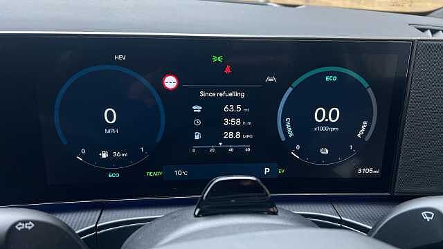 Hyundai SANTA FE 1.6 T-GDi 13.8kWh Calligraphy SUV 5dr Petrol Plug-in Hybrid Auto 4WD Euro 6 (s/s Creamy White Matte