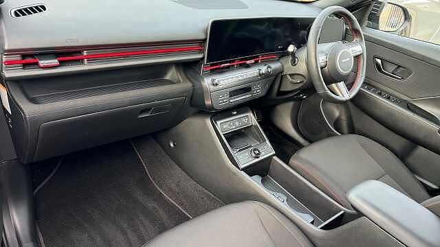 Hyundai KONA 1.6 h-GDi N Line SUV 5dr Petrol Hybrid DCT Euro 6 (s/s) (141 ps) Black