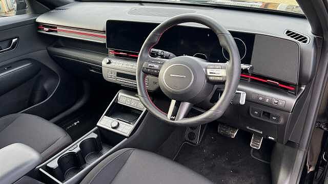 Hyundai KONA 1.6 h-GDi N Line SUV 5dr Petrol Hybrid DCT Euro 6 (s/s) (141 ps) Black