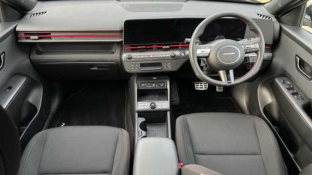 Hyundai KONA 1.6 h-GDi N Line SUV 5dr Petrol Hybrid DCT Euro 6 (s/s) (141 ps) Black