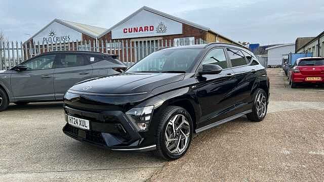 Hyundai KONA 1.6 h-GDi N Line SUV 5dr Petrol Hybrid DCT Euro 6 (s/s) (141 ps) Black